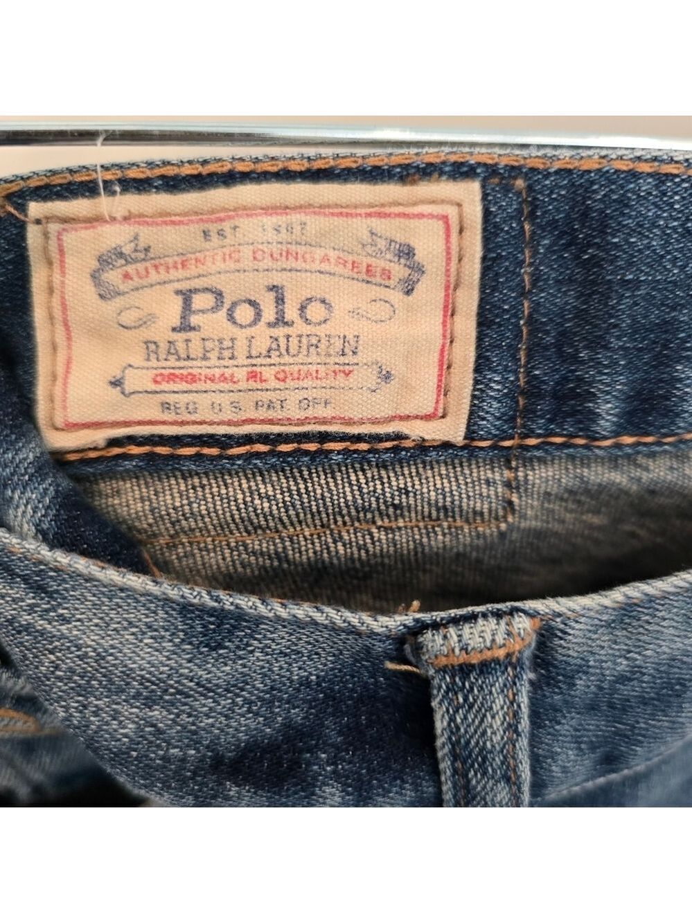 Polo by Ralph Lauren Tompkins Skinny Blue Distressed Jeans for Women size 26 - Picture 11 of 14